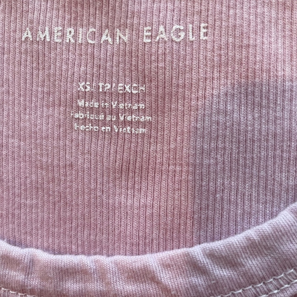 AE True Tank Top Ribbed Icy Lavender Purple XS - Picture 5 of 9